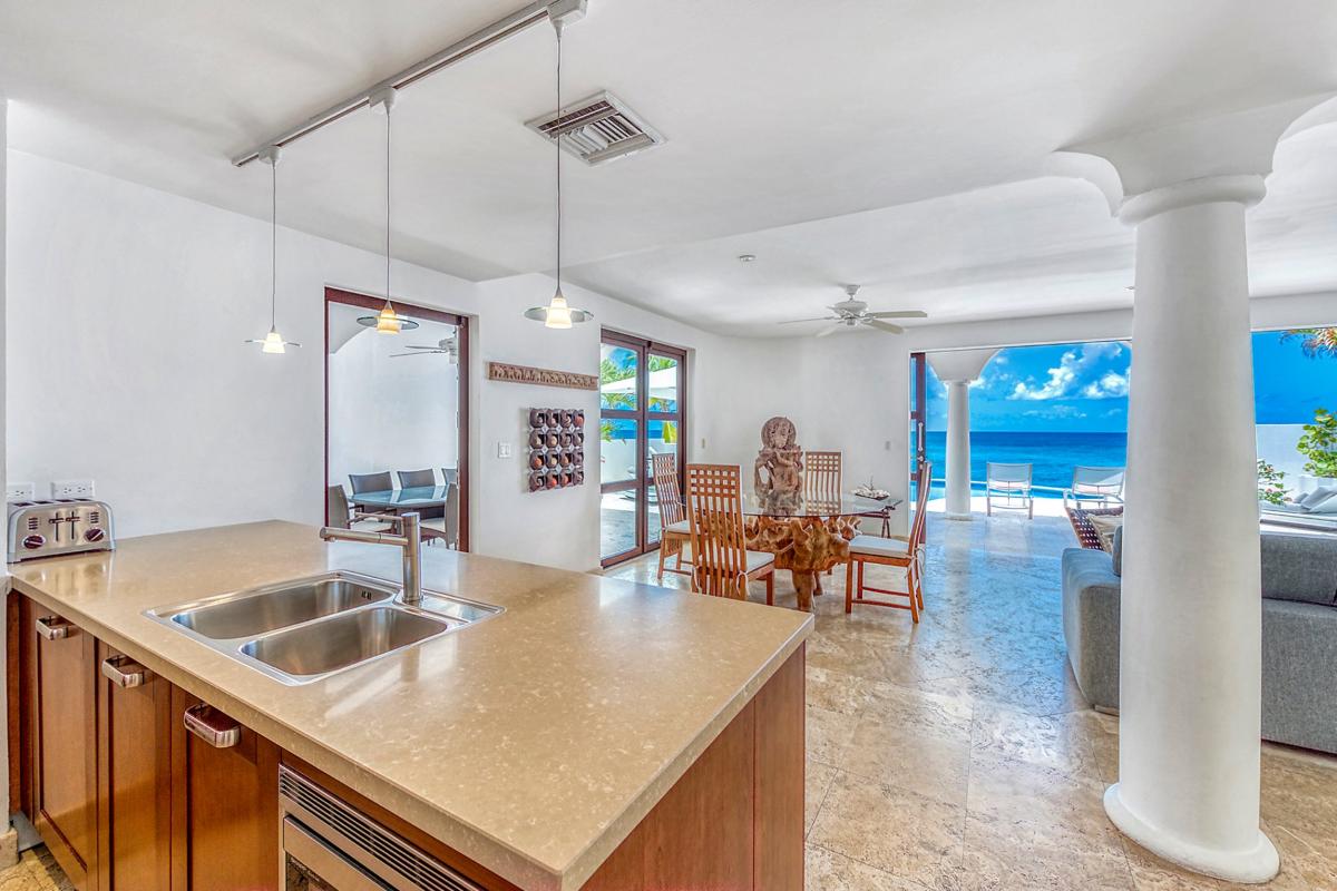 Pool Villa rental St Martin - The kitchen